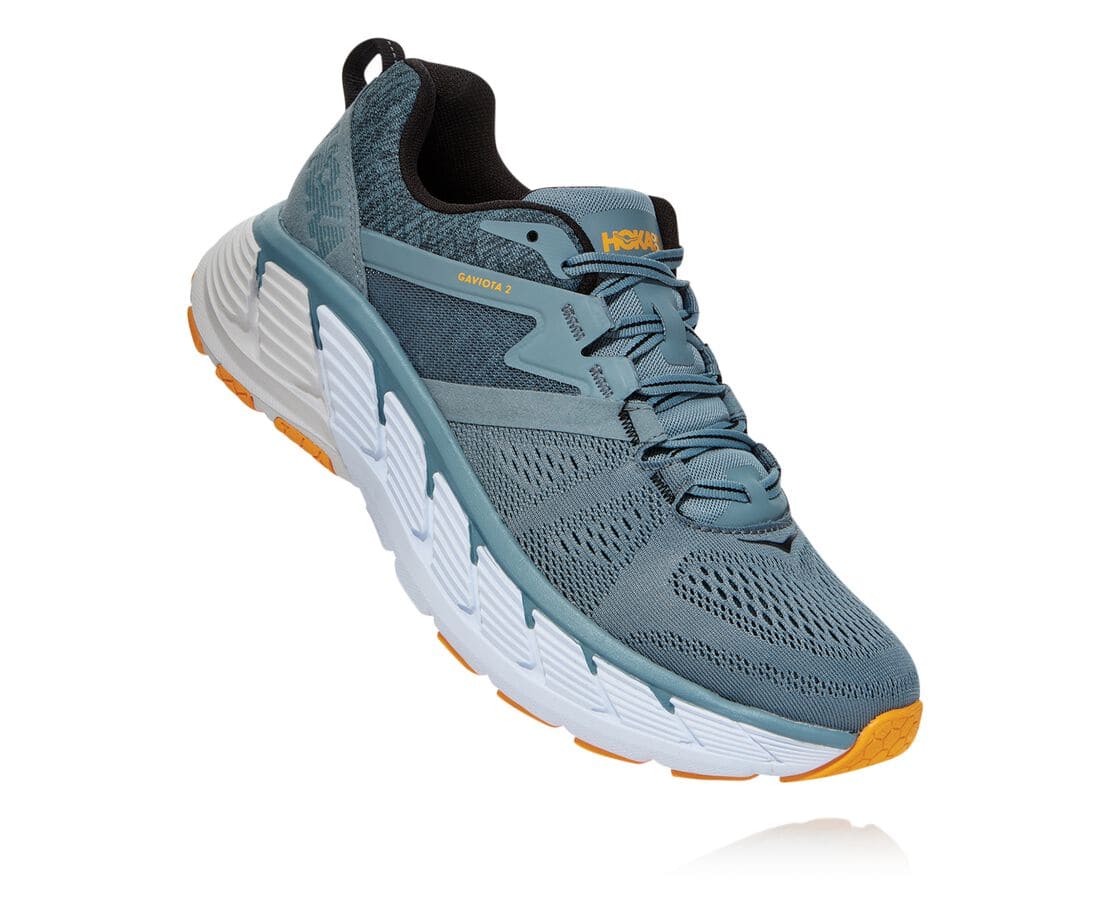 Hoka One One Gaviota 2 Philippines - Mens Wide Running Shoes - Dark Grey | QX8427193